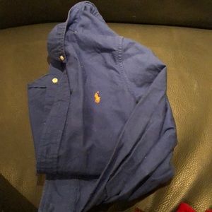 Long sleeved boys size 7 polo shirts. $10 each